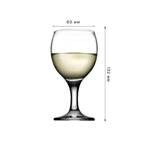 Бокал 175мл БИСТРО 6шт/уп, белое вино, Pasabahce, 44415В, 1/4