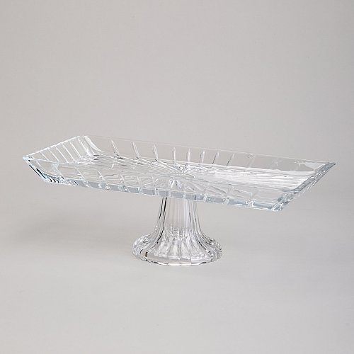 БЛЮДО НА НОЖКЕ, GLASS LEGEND, 33Х16Х12 СМ
