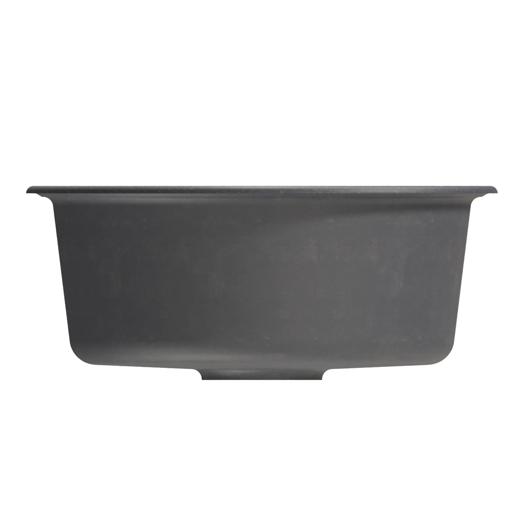 Мойкa ML-GM09 круглая, антрацит, 343, 510 мм, глуб. чаши 190 NEW