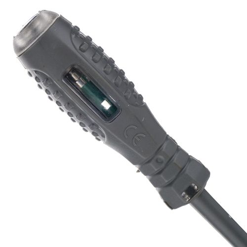 Отвертка индикаторная скрытой проводки 16 см, черная, 5/20/600