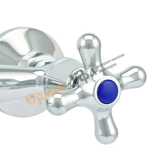 Смеситель для ванны ISTOK LIFE двуручный, керамические кран 0402. 415, 1/10