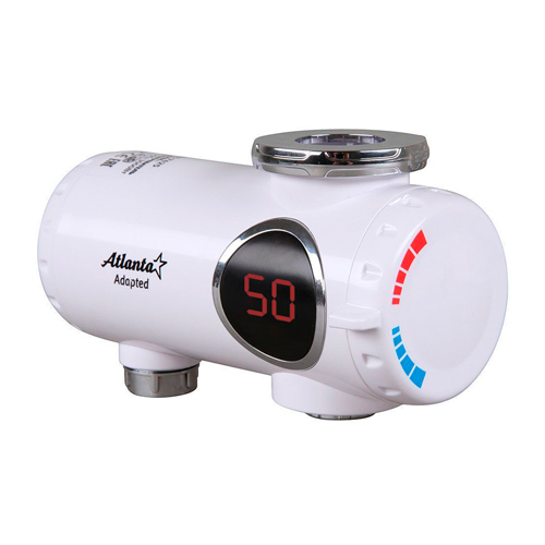 Кран мгновенного нагрева АТЛАНТА АТН-7425 белый, 1/10