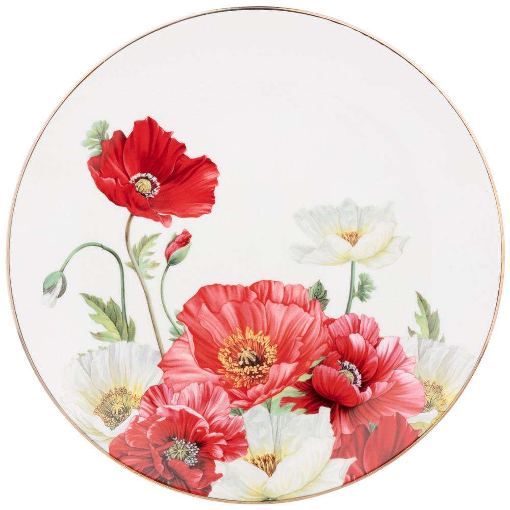 НАБОР ТАРЕЛОК ОБЕДЕННЫХ LEFARD "МАКИ" 2 ШТ. 25,5 СМ (КОР=18НАБ.)