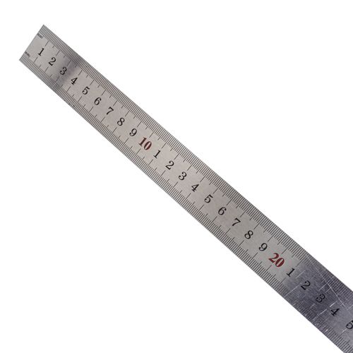 Линейка металлическая 1 метр, 1/120