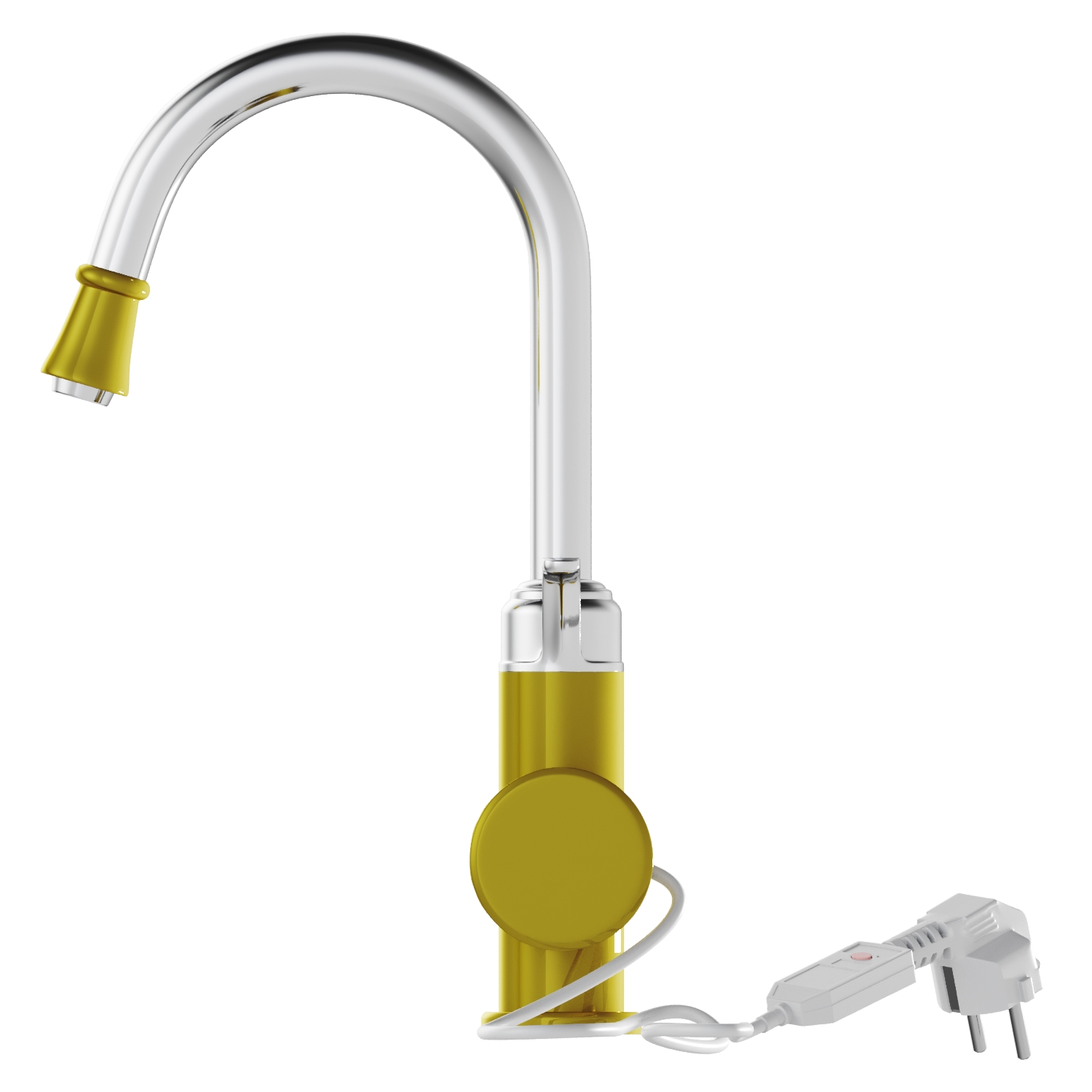 Проточный водонагреватель WH-003 GOLD, 3, 3 кВт, УЗО, кухня, индикатор темп MIXLINE