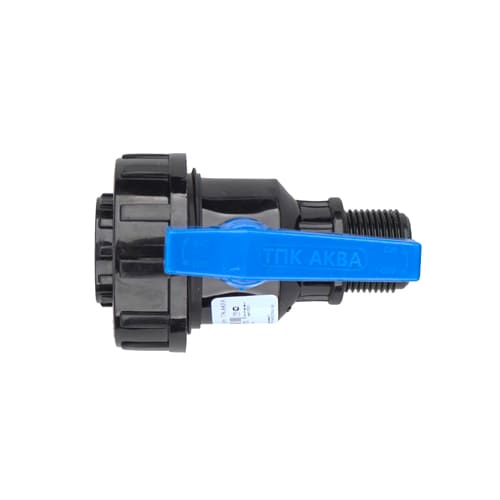 ПНД Кран шар 3/4 гш ПЭ PN10, ПОЛИТЭК, 8/40