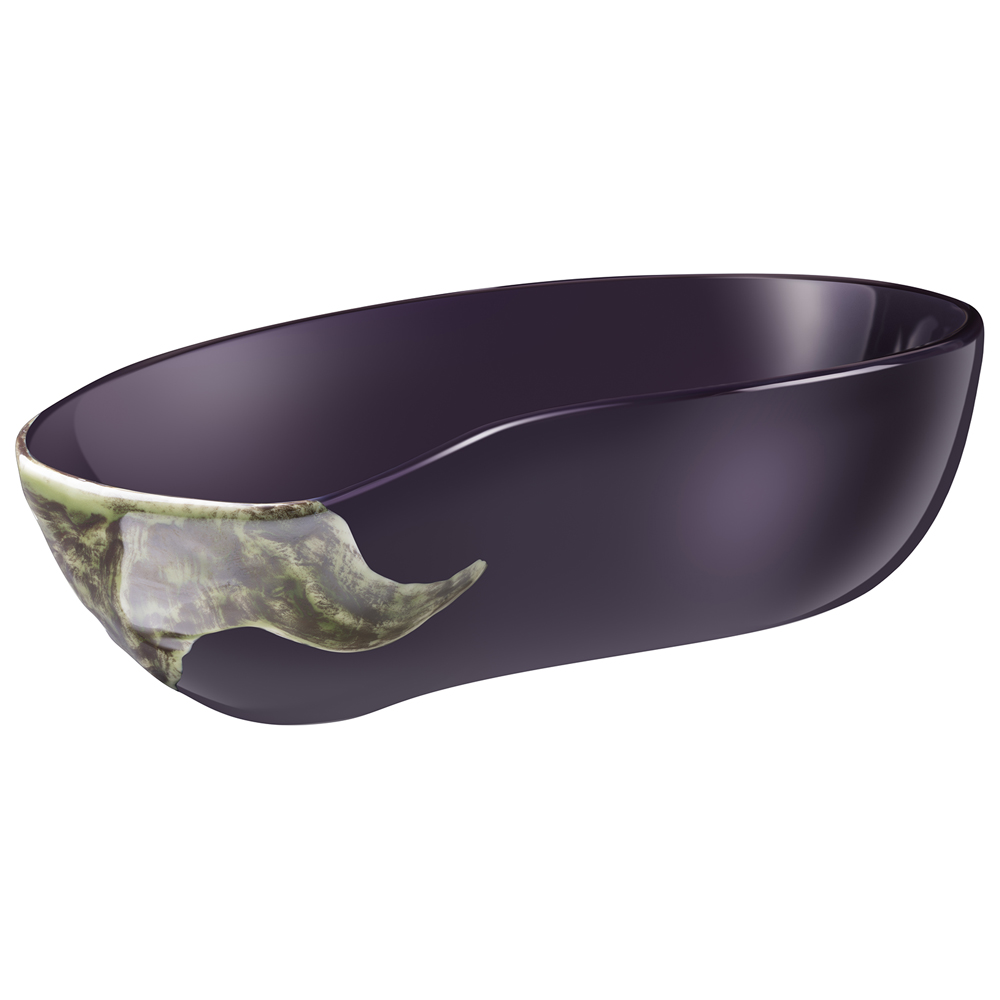 БЛЮДО ПОРЦИОННОЕ ДЛЯ ЗАПЕКАНИЯ С КРЫШКОЙ LEFARD, БАКЛАЖАН, 520 МЛ