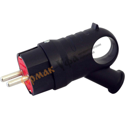 Вилка электр. угловая с/з 16А BYLECTRICA каучук В16-385, Беларусь, 1/14/56