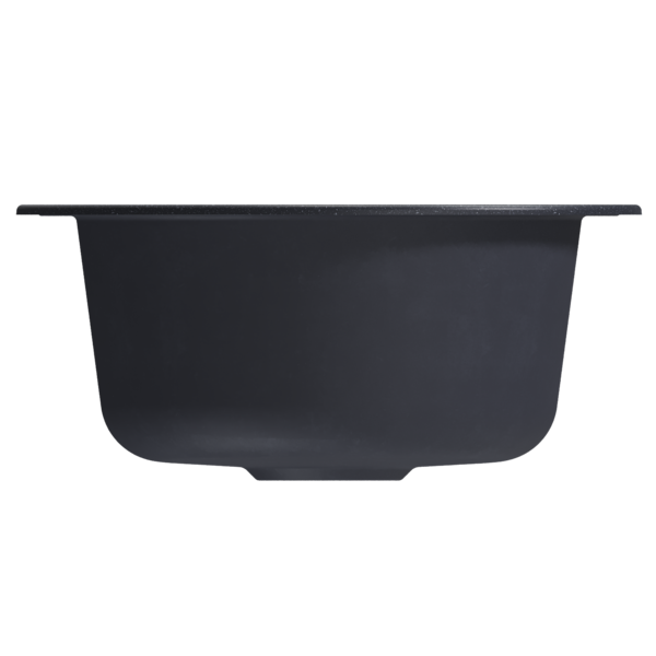 Мойкa ML-GM13 круглая, антрацит, 343, 495мм, глуб. чаши 200 NEW