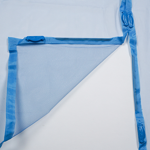 Сетка антимоскитная 120х210см, 14 магнитов, цвета микс, гвозди в комплекте, 1/10/120