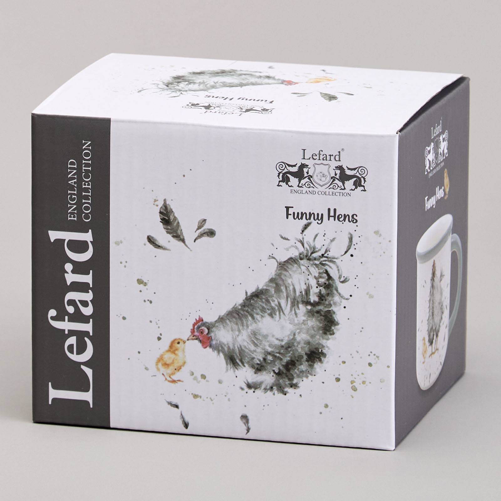 КРУЖКА LEFARD, FUNNY HENS, 13*10*9, 5 СМ 450 МЛ, КОР=36ШТ.