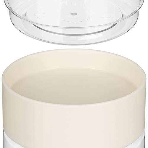 Емкость для сыпучих продуктов 1.5 л Homver Asti 221102825/01, светло-бежевый