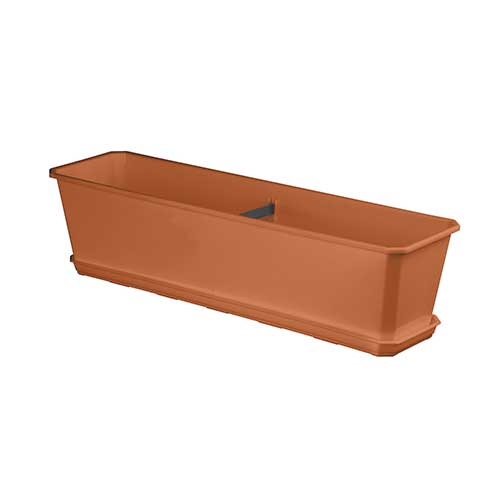 Поддон для ящика балконного 60 см Basil 221601132/01, терракотовый