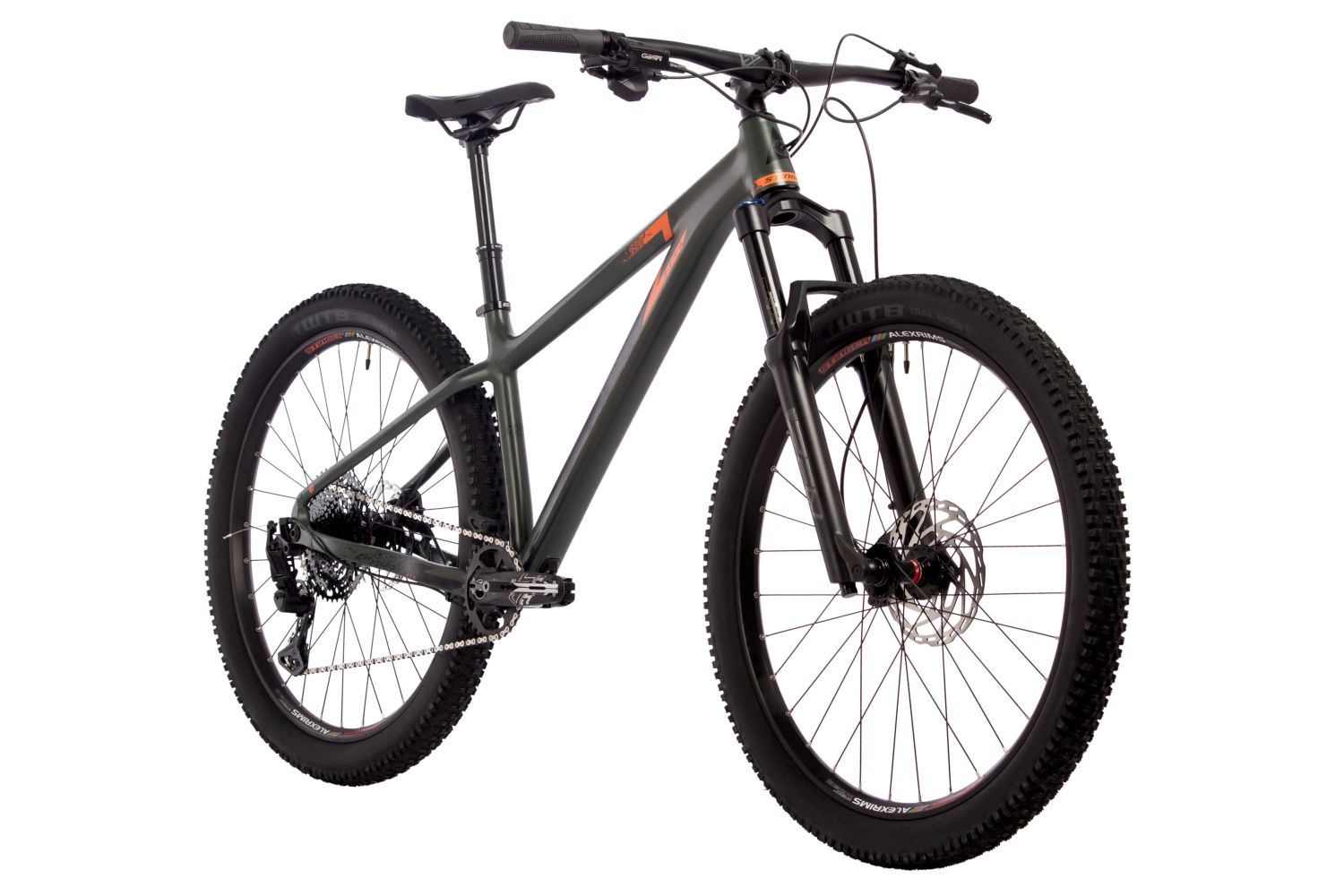 Велосипед STINGER 27.5" ZETA STD зеленый, алюминий, размер MD