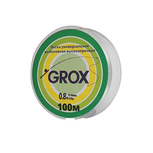 Леска GROX Strong Универсальная 0,14х100м, 3. 2кг 1/500