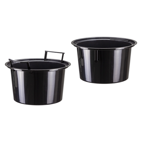 Горшок для цветов Дюна d 340 мм h 630 мм 42 л со вставкой, кремовый, 1/1