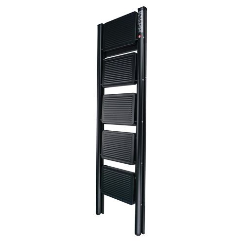 Стремянка стальн. 5 ступ. высота до платформы 115см, широкие ступени 20х30см, 1/1