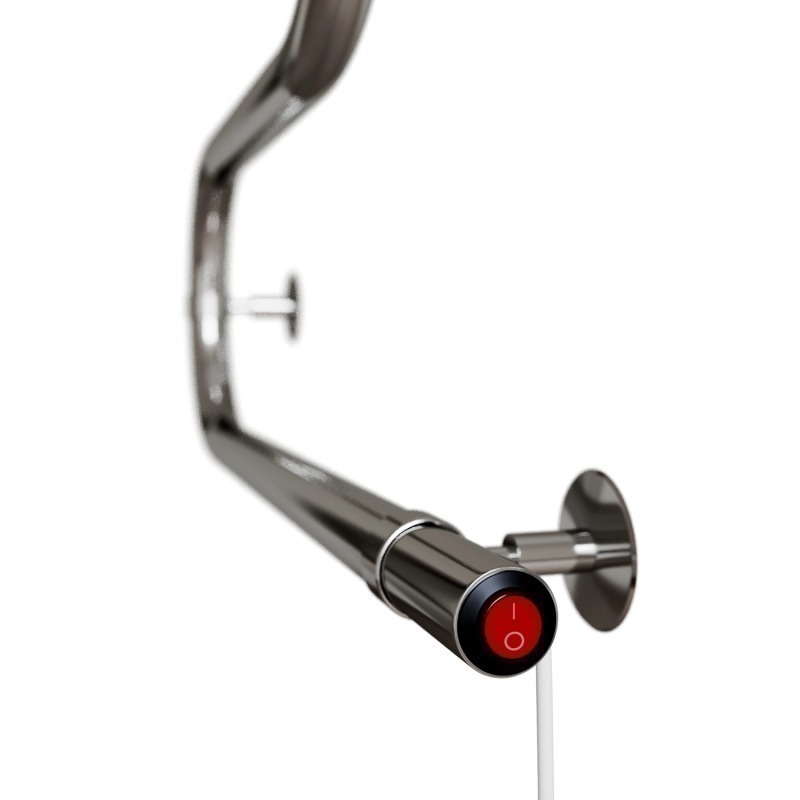 Полотенцесушитель MIXLINE SIMPLE M 50x50, кнопочный выкл, 153 Вт