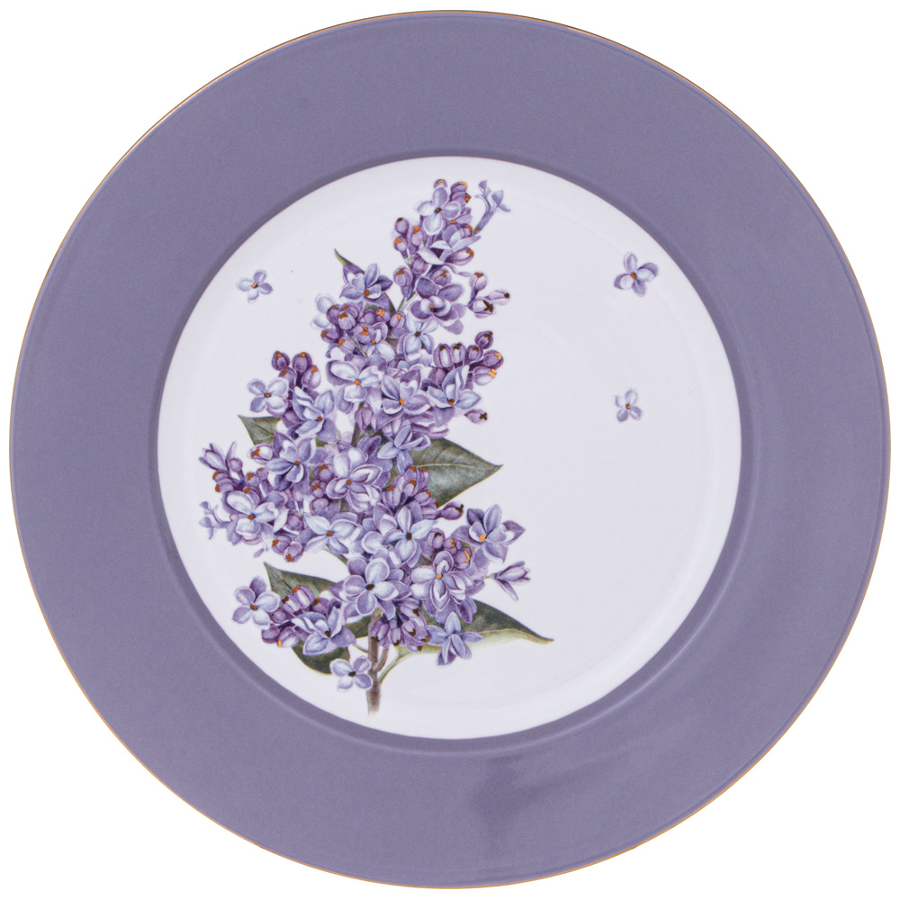 НАБОР ТАРЕЛОК ЗАКУСОЧНЫХ LEFARD  "LILAC" 4 ШТ. 20,5 СМ МИКС (КОР=12НАБ.)