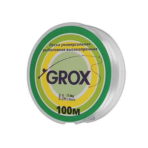 Леска GROX Strong Универсальная 0,50х100м, 17,8кг 1/500