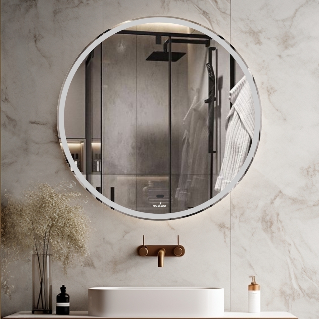 Зеркало MIXLINE, Анита, 500*500, ШВ бесконтактный сенсор, светодиодная подсветка НОВИНКА