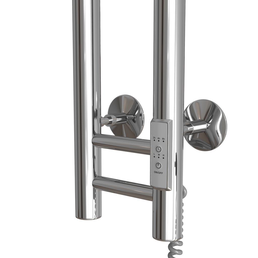 Полотенцесушитель MIXLINE MOON СHROME 120/10, таймер, 103 Вт электрический