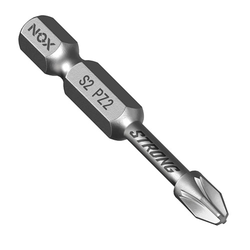 Биты PZ2 50мм STRONG torsion E6. 3, цена за 10шт бокс, 1/
