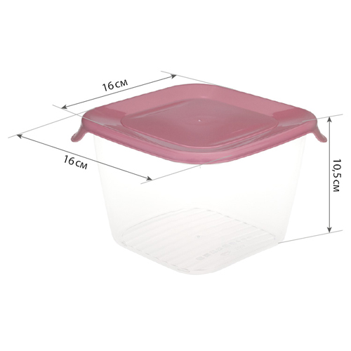 Емкость для продуктов 1.5 л IDEA ПРАКТИК М 1463, микс, разноцветный