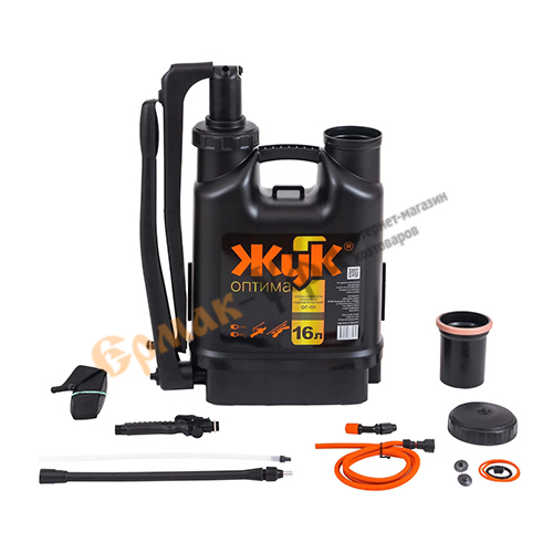Опрыскиватель 16,0л ЖУК Оптима ранцевый гидравлический, ОГ-111, 1/3