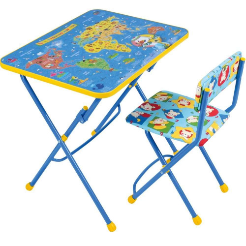 Стол детский + стул с мягк. сиденьем (детский комплект) КУ1, цвет в ассортименте (НИКА)