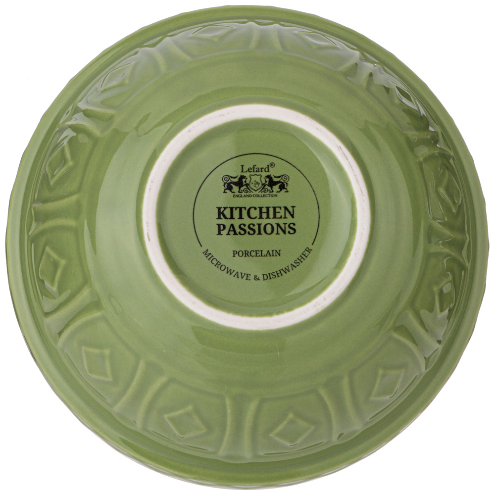 САЛАТНИК ДЛЯ СМЕШИВАНИЯ И СЕРВИРОВКИ LEFARD, KITCHEN PASSION, 23 СМ ЗЕЛЕНАЯ, КОР=8ШТ.