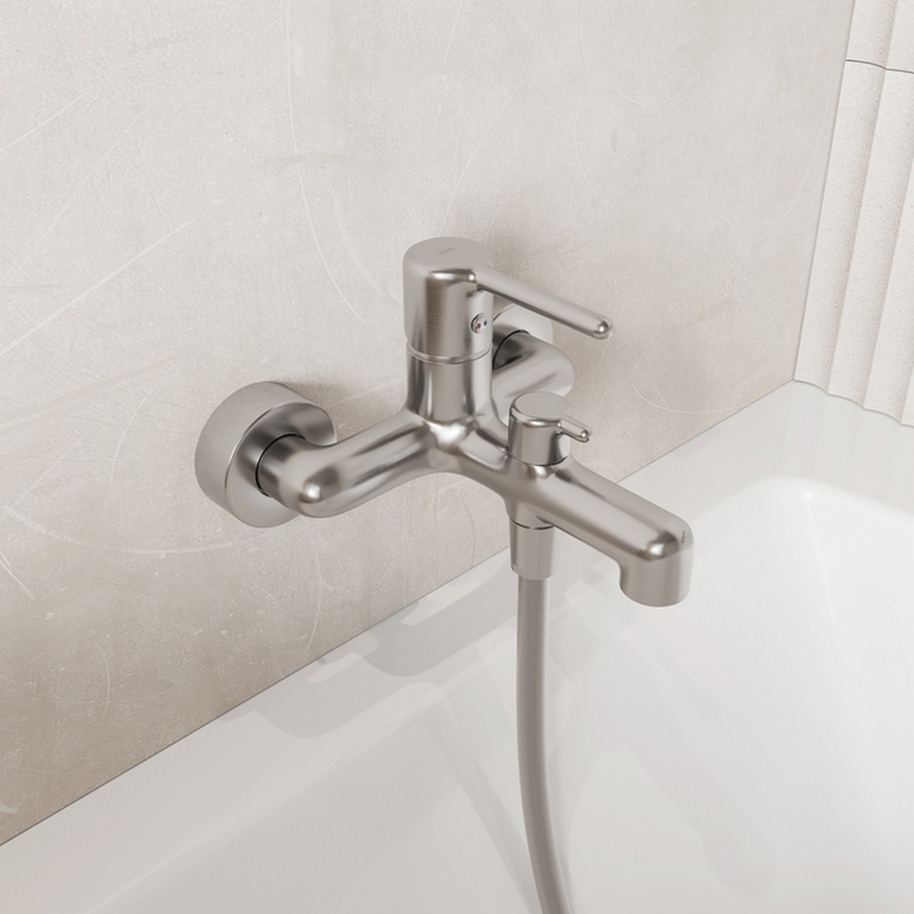 Смеситель для ванны 35к IDDIS AIGBC00i02WA, Aiger, без душ. аксессуаров, ХРОМ матовый