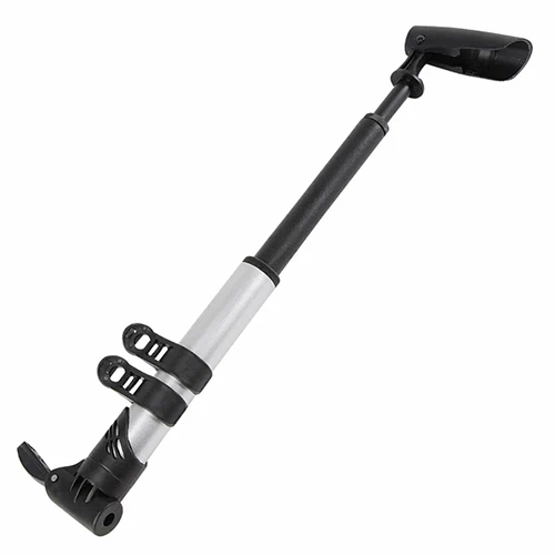 Насос мини, 26x230, высокопрочный пластик, телескопический, крепл. на раму, авто ниппель, 1/