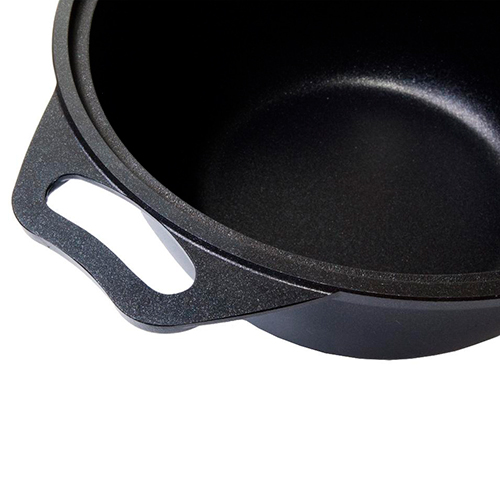 Кастрюля 4,0 л, со стеклянной крышкой, к41а KUKMARA, 1/3