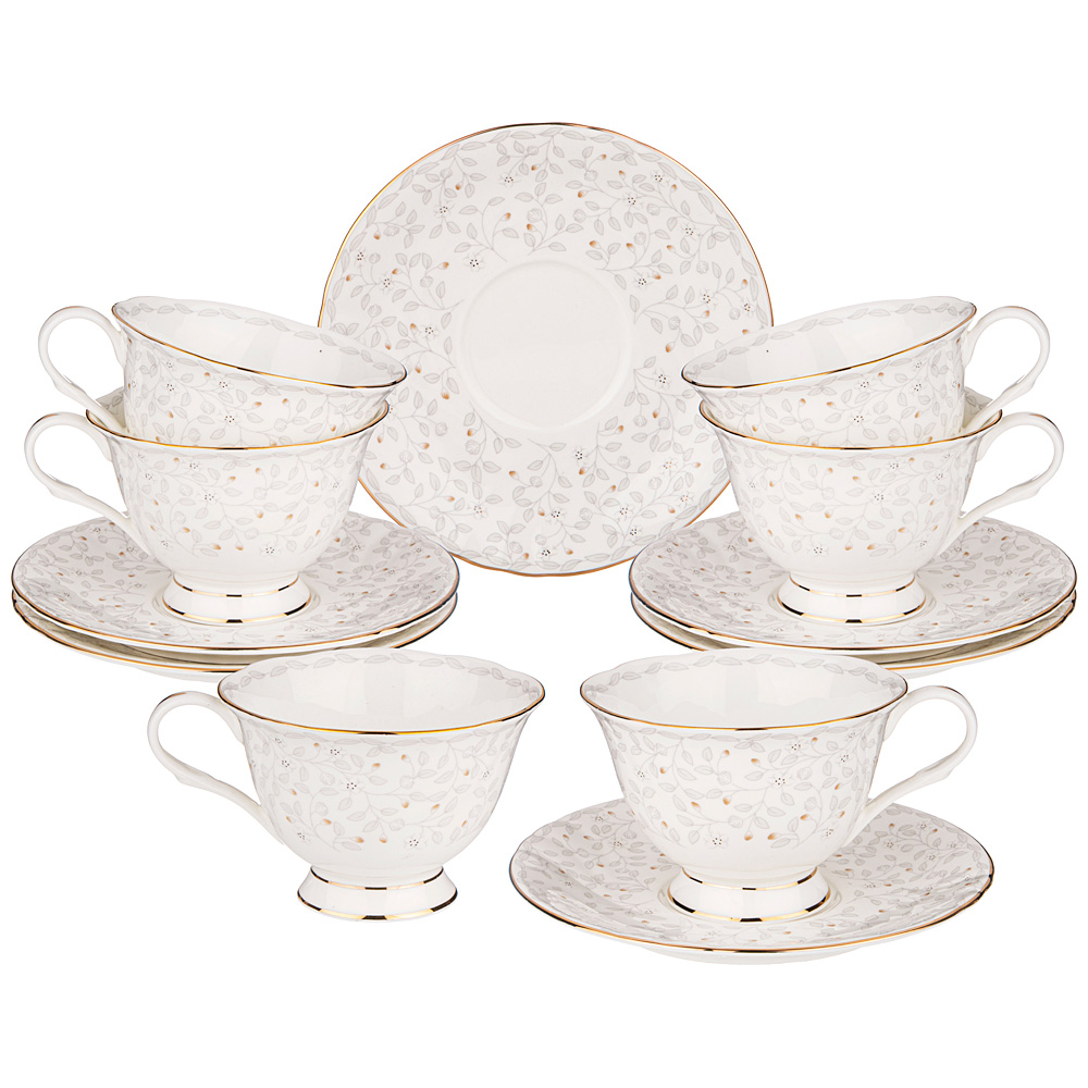 ЧАЙНЫЙ НАБОР LEFARD, ВИВЬЕН, НА 6 ПЕР. 12ПР. 200 МЛ, КОР=6НАБ.