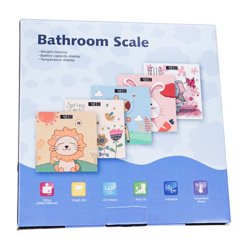 Весы напольные электронные 180кг 26Х26 стекло, 1/15