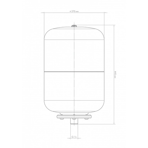 Расширительный бак В 24, Джилекс