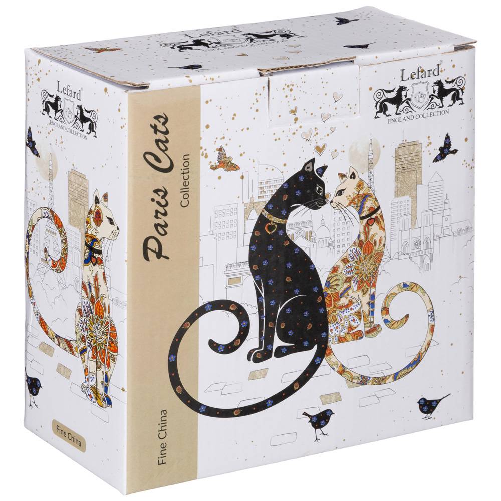 САЛАТНИК - ТАРЕЛКА СУПОВАЯ LEFARD, ПАРИЖСКИЕ КОТЫ, 15*7 СМ 650 МЛ, КОР=36ШТ.