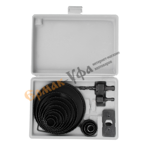 Набор пил кольцевых 17 пр, 19-127мм, ЕРМАК, 1/24