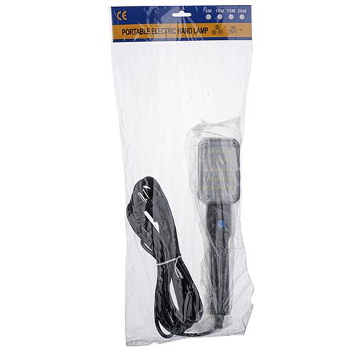 Лампа переносная 5м, светодиодная 24LED, с выключателем, сечение провода 2х0,5, Е27, 220В, 1/60