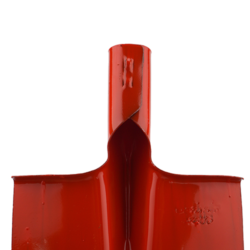 Лопата штыковая рельсовая сталь, прямоугольная К-23, оранжево-черная, 12/12