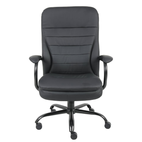 Кресло офисное BRABIX PREMIUM, Heavy Duty HD-001,  усиленное, НАГРУЗКА до 200 кг, экокожа, 531015