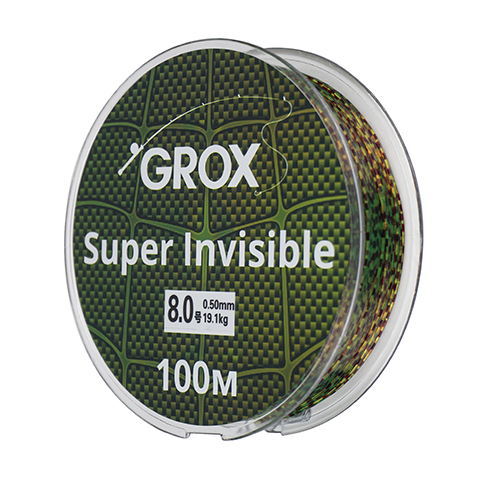 Леска GROX Super invisible 3D хамелеон 0. 50х100м, 19,1кг 1/500