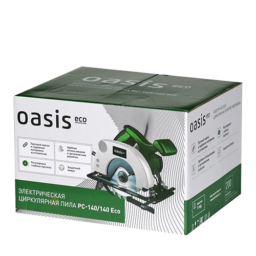 Пила электрическая циркулярная OASIS PC-140/140 Eco, 1/1
