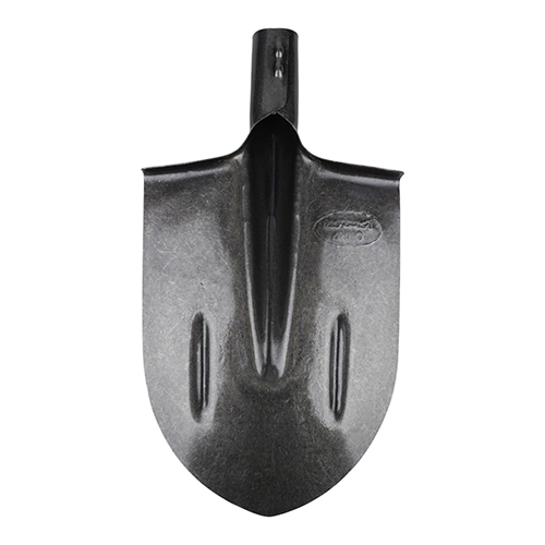 Лопата штыковая рельсовая сталь остроконечная, с ребрами жесткости, Богатый урожай 12/12
