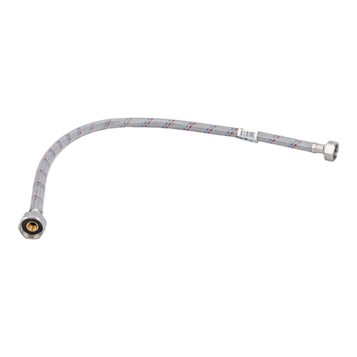 Подводка гибк. д/в 60см ГГ 1/2 ПВХ aqualine покрытие, 10/100