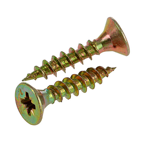 Шуруп для дерева 4,0*30, желтый цинк, 200шт, 1/18