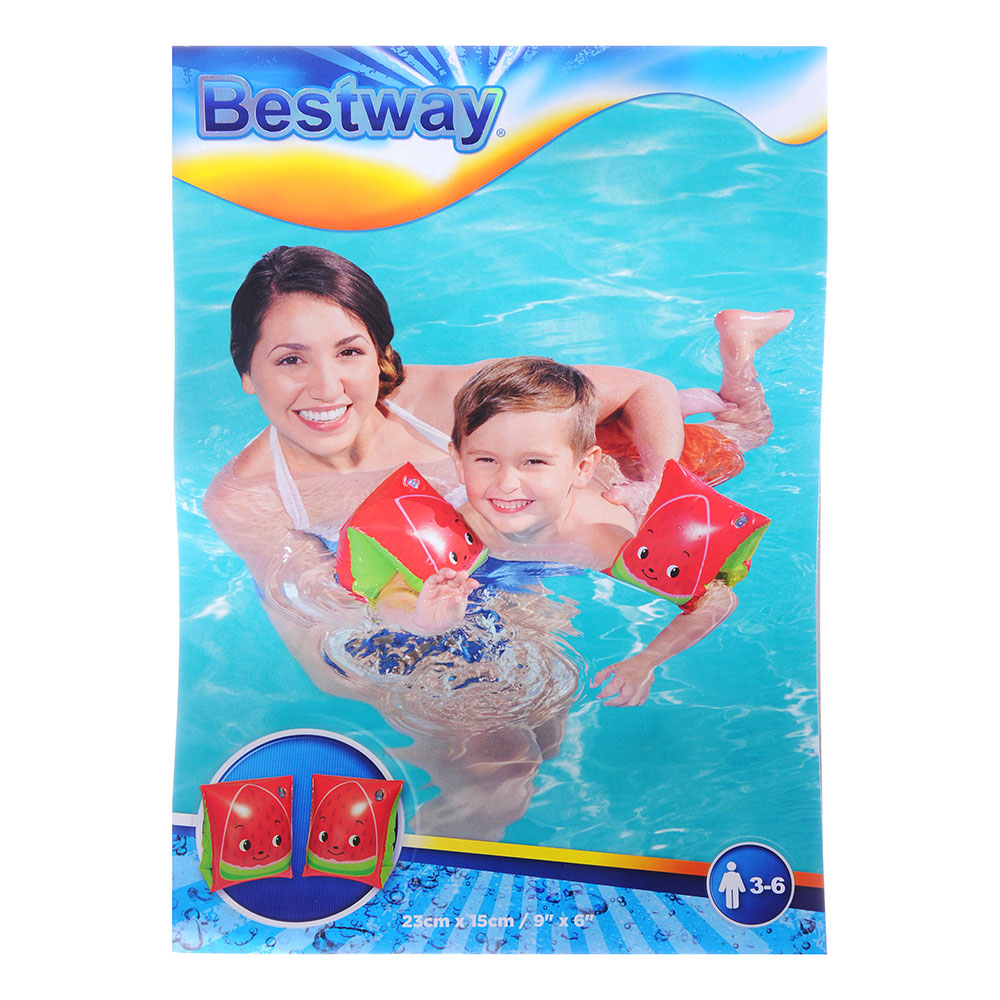 BESTWAY Нарукавники для плавания, ПВХ, 23х15см, Дельфины, 32042