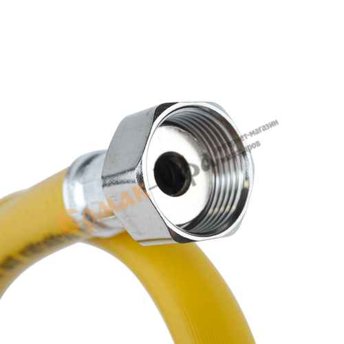 Подводка гибк. ДЛЯ ГАЗА ПВХ 1,0м г/г 3/4 AQUALINK, 1/50