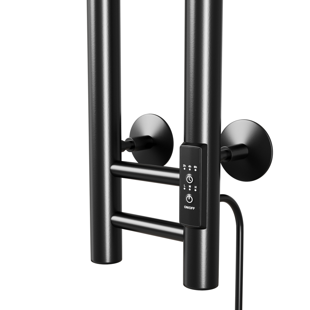 Полотенцесушитель MIXLINE MOON BLACK 120/10, таймер, 103 Вт электрический ЧЕРНЫЙ